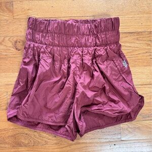 Free People Movement The Way Home Shorts Rust Women’s XS